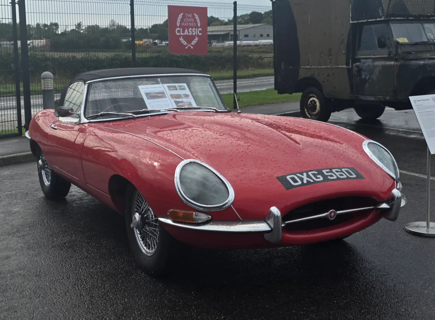 1961 Jaguar E-Type 3.8 Roadster